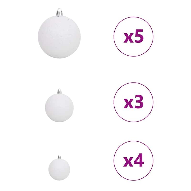 vidaXL Christmas Tree with Decorative String Lights