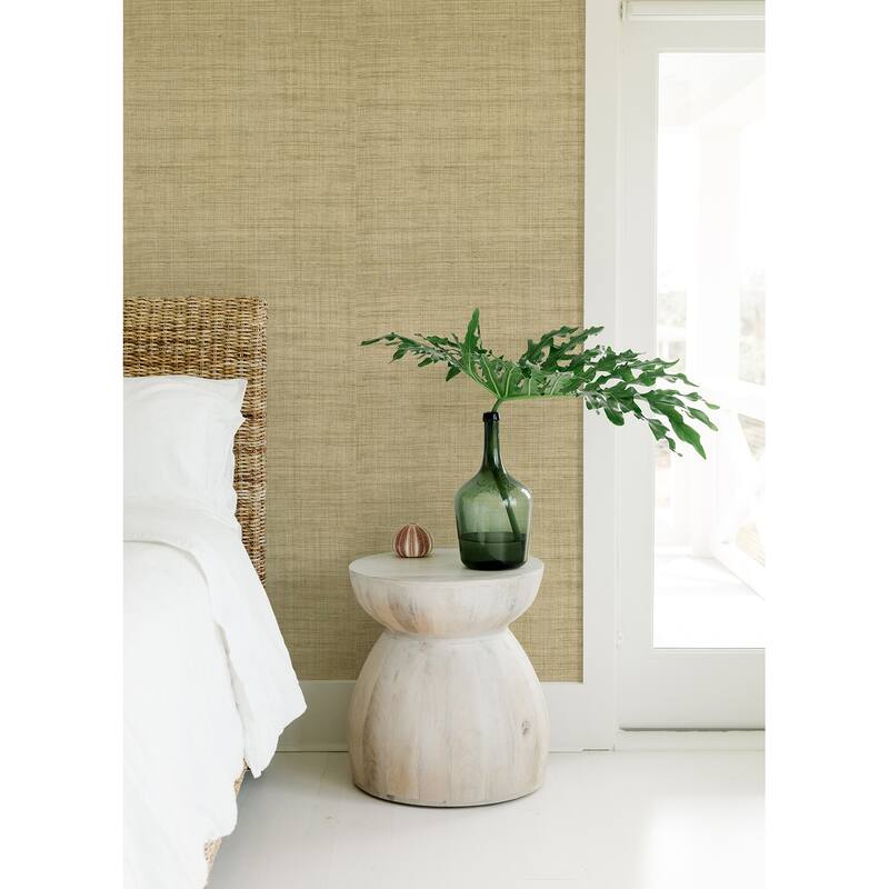 A-Street Prints Cheng Wheat Woven Grasscloth Wallpaper