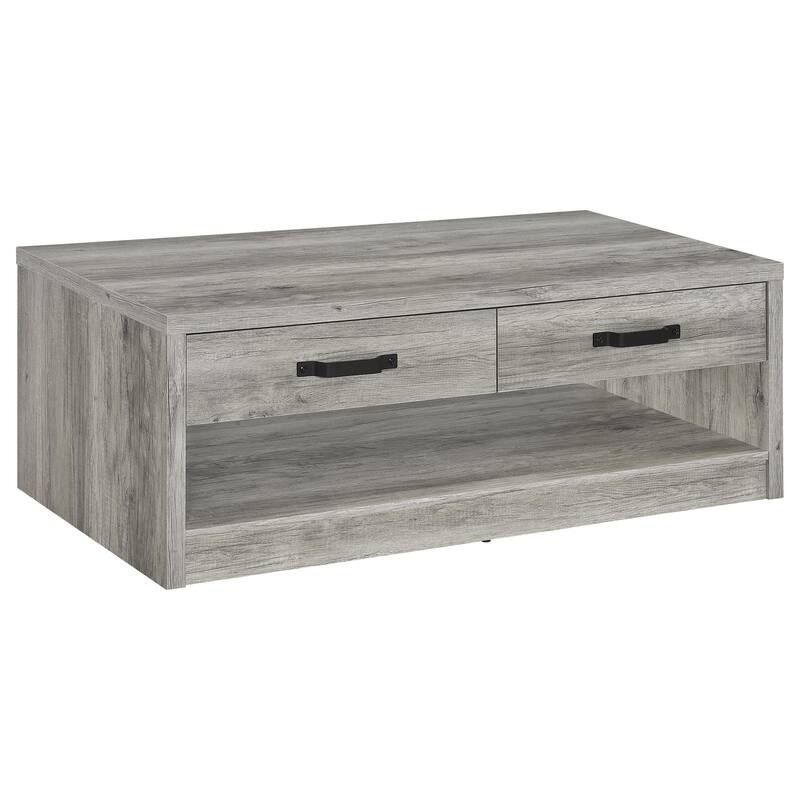 Felix Coffee And End Table Set Grey Driftwood