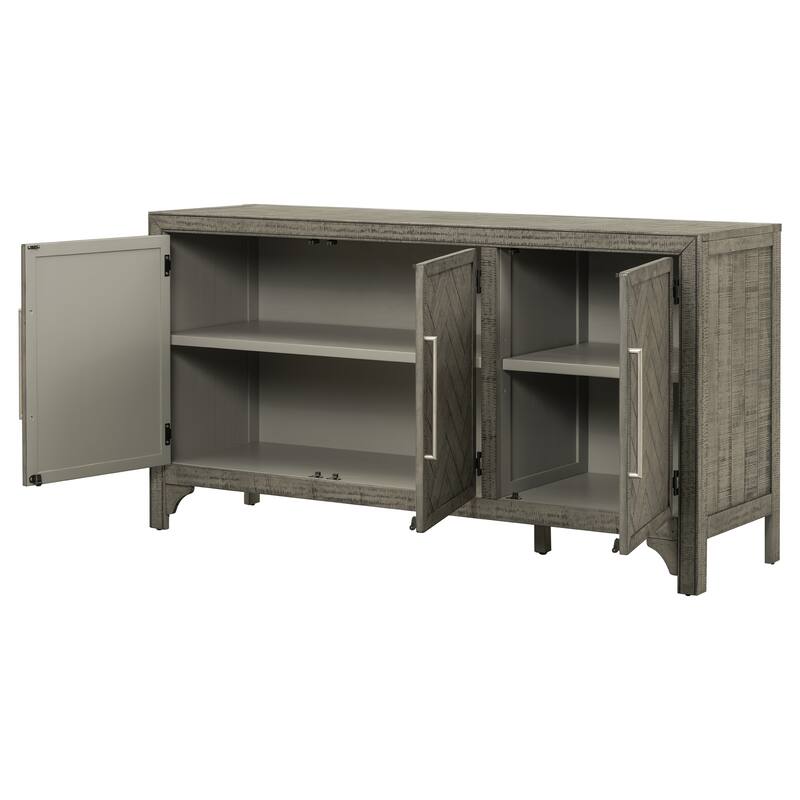 Sideboard with Adjustable Shelves and 3 Doors