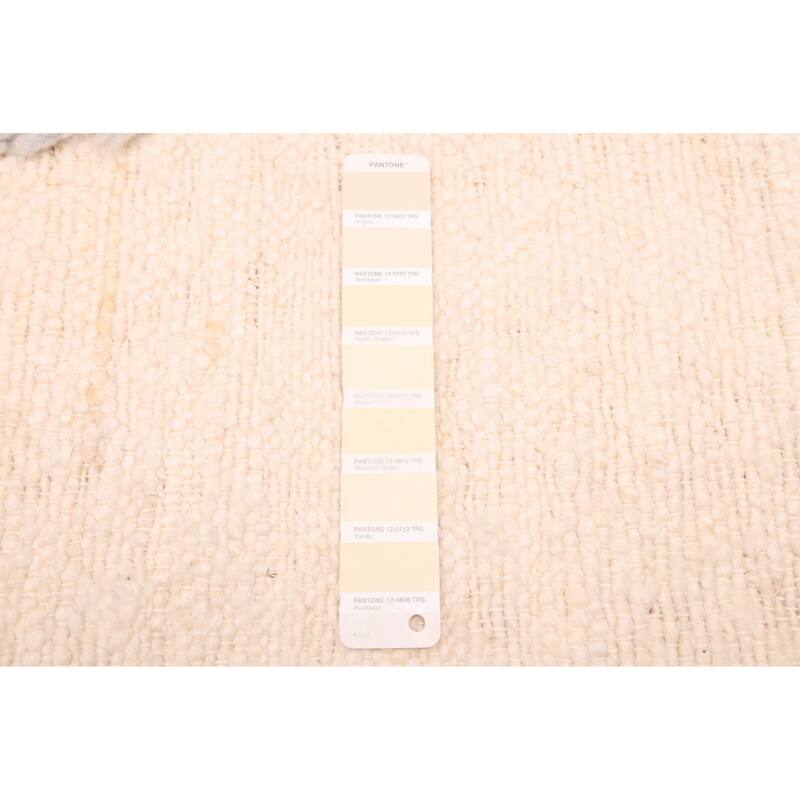 ECARPETGALLERY Hand-knotted Looma Cream Wool Rug - 8'2 x 10'3