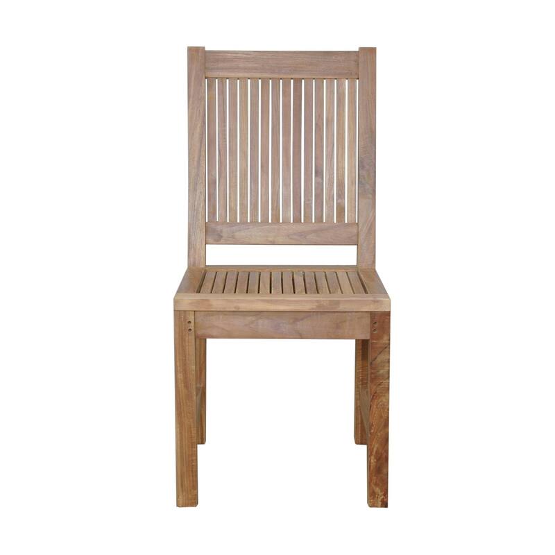 Luxury Teak Dining Chair with Solid Wood Comfort, Ideal for Restaurant or Cafe Seating - 18