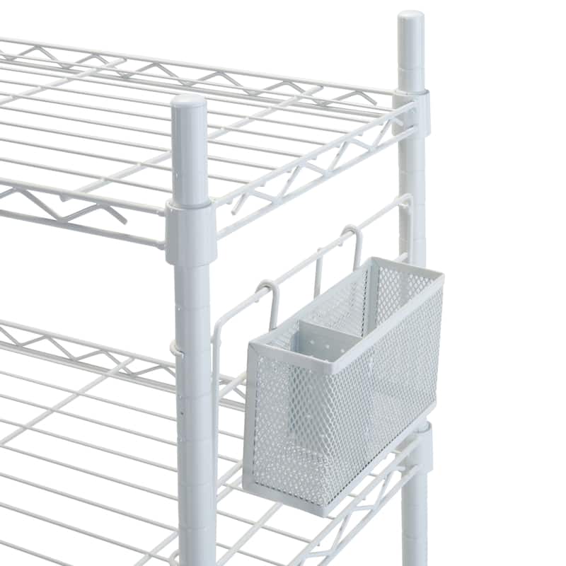 Organize it All Steel Etagere Adjustable Shelves - 36"x 12"x 28"