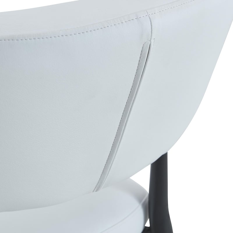 5-Piece Dining Table Set, 42" Modern Round Table with Lower Shelf, 4 Chairs, Minimalist Dining Table and Chairs Set for 4