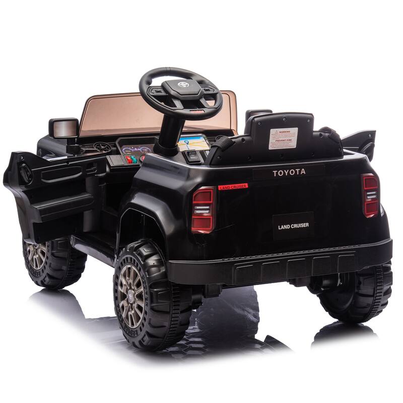 12V Kids Ride On Car W/Parents Control,Licensed Toyota LC250 2024,Four-wheel suspension,Adjustable volume,For Kids Aged 2-4