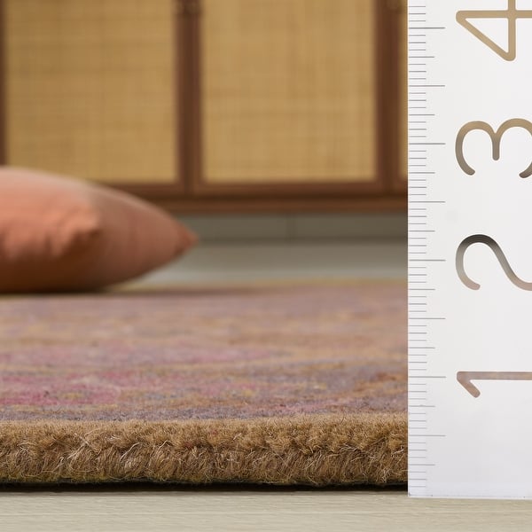 dimension image slide 0 of 2, SAFAVIEH Handmade Heritage Cassondra Traditional Oriental Wool Rug