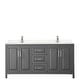 preview thumbnail 51 of 67, Daria 72 Inch Double Vanity, Cultured Marble Top