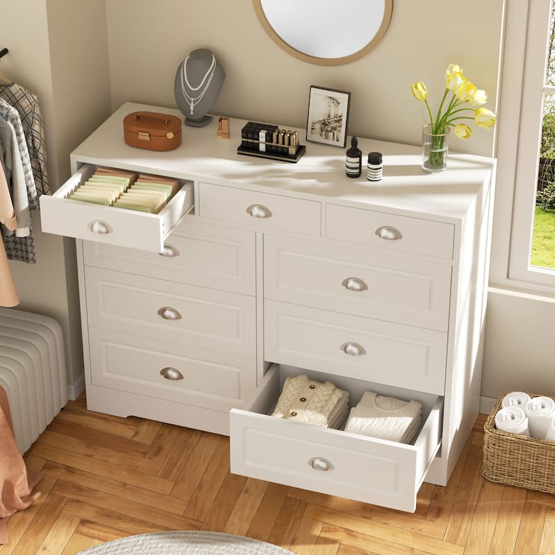 Futzca 9-Drawer Storage Dresser Organizer