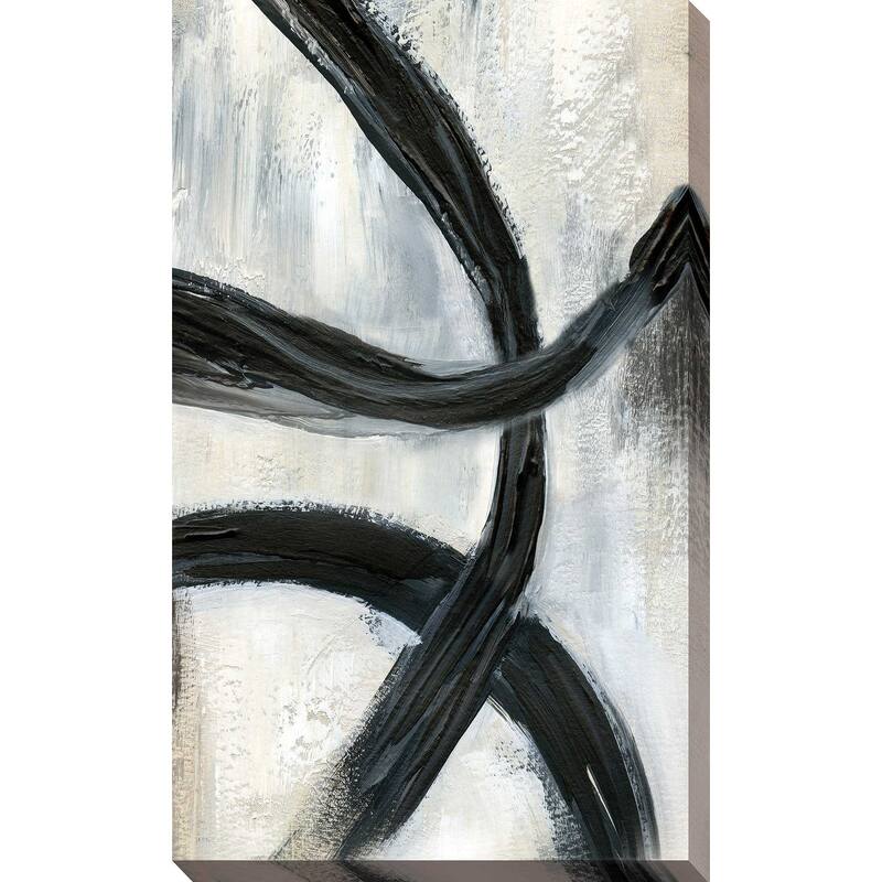 "Abstract Rings II" by Nan Print on Canvas