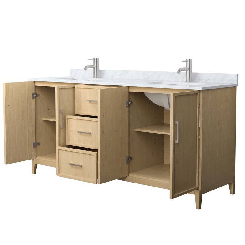 Elan 72-inch Double Vanity, Marble Top