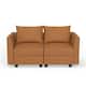 Option Loveseat, Caramel