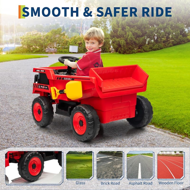 Ride on Dump Truck for Kids 3-8