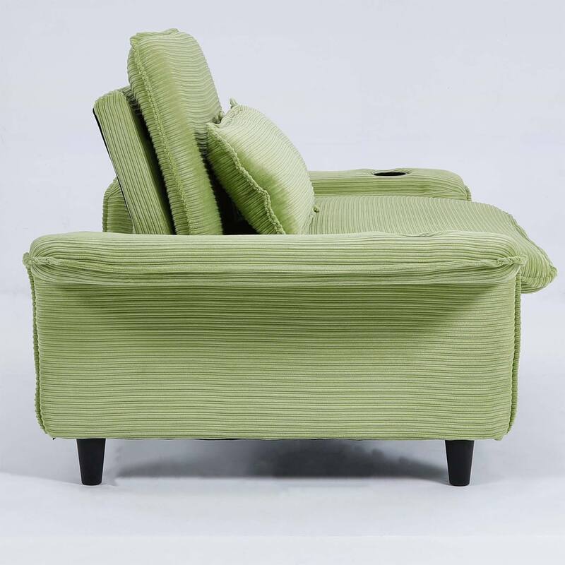 65.74-inch Adjustable Armrest and Backrest Multi-Functional Sofa Bed,Ideal for Bedrooms and Living Rooms