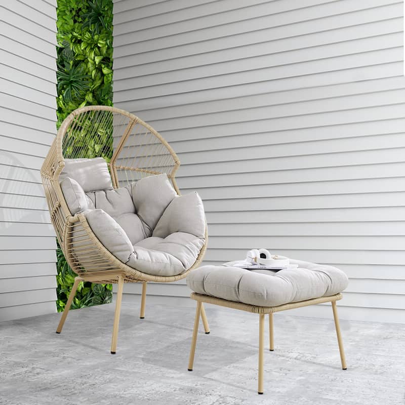 Pocassy Outdoor Egg Chair Garden Funiture