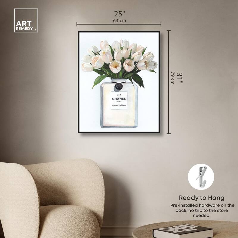 Doll Memories - Floral Happiness Canvas by Art Remedy