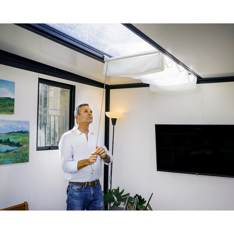 Copenhagen 9 ft. x 11.5 ft. Black Studio Shed and Backyard Office - 11 ft. x 9 ft