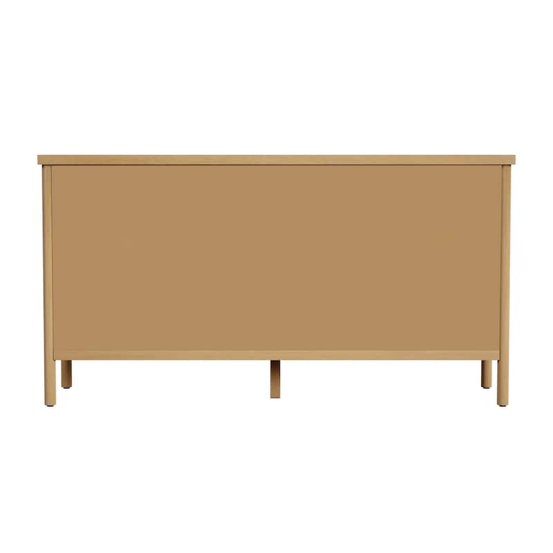 Lennon 6 Drawer Rounded Leg Wood Dresser