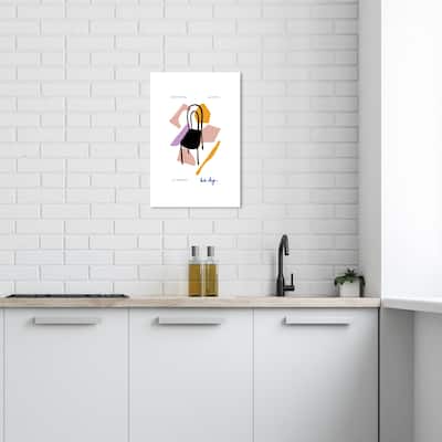 Wynwood Studio Canvas Advertising Only one seat Black and Light Pink Modern & Contemporary Wall Art Canvas Print