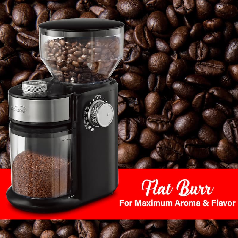 Brentwood 8 Ounce Automatic Burr Coffee Bean Grinder Mill