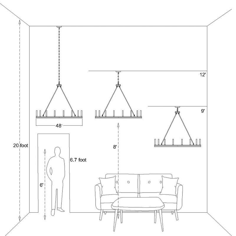 Acroma Beck 18-light Living Room Steel Classic Candle Style Wagon Wheel Chandelier