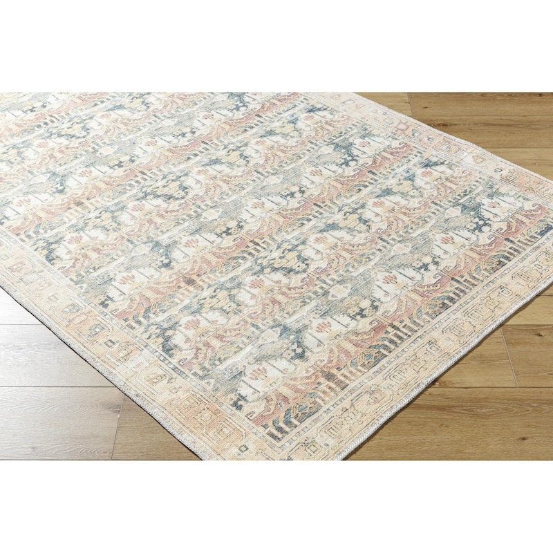 Livabliss Amelie Washable Traditional Area Rug