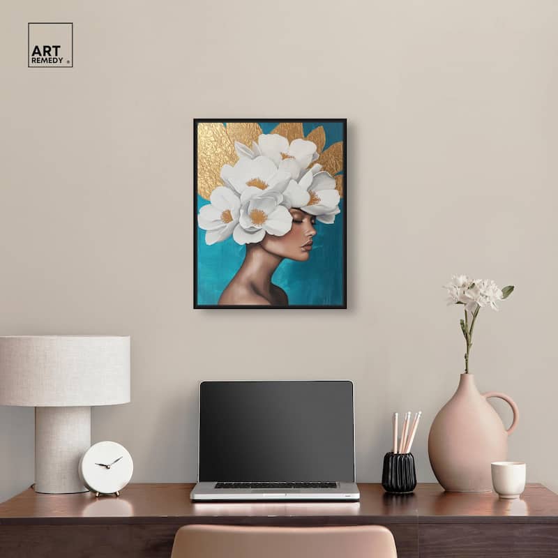 Floral Goddess I Canvas by Art Remedy
