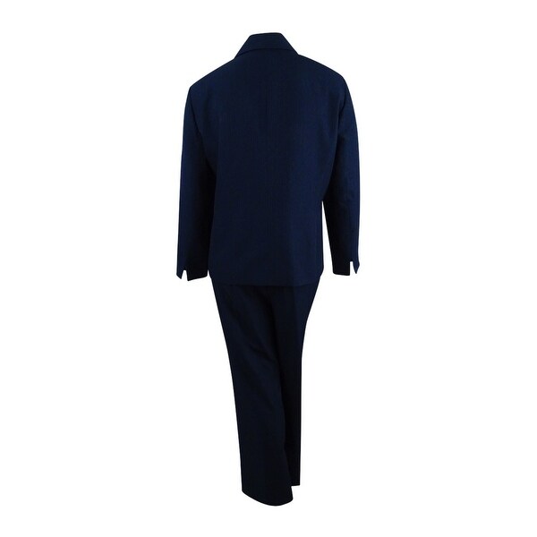 pinstripe plus size suit