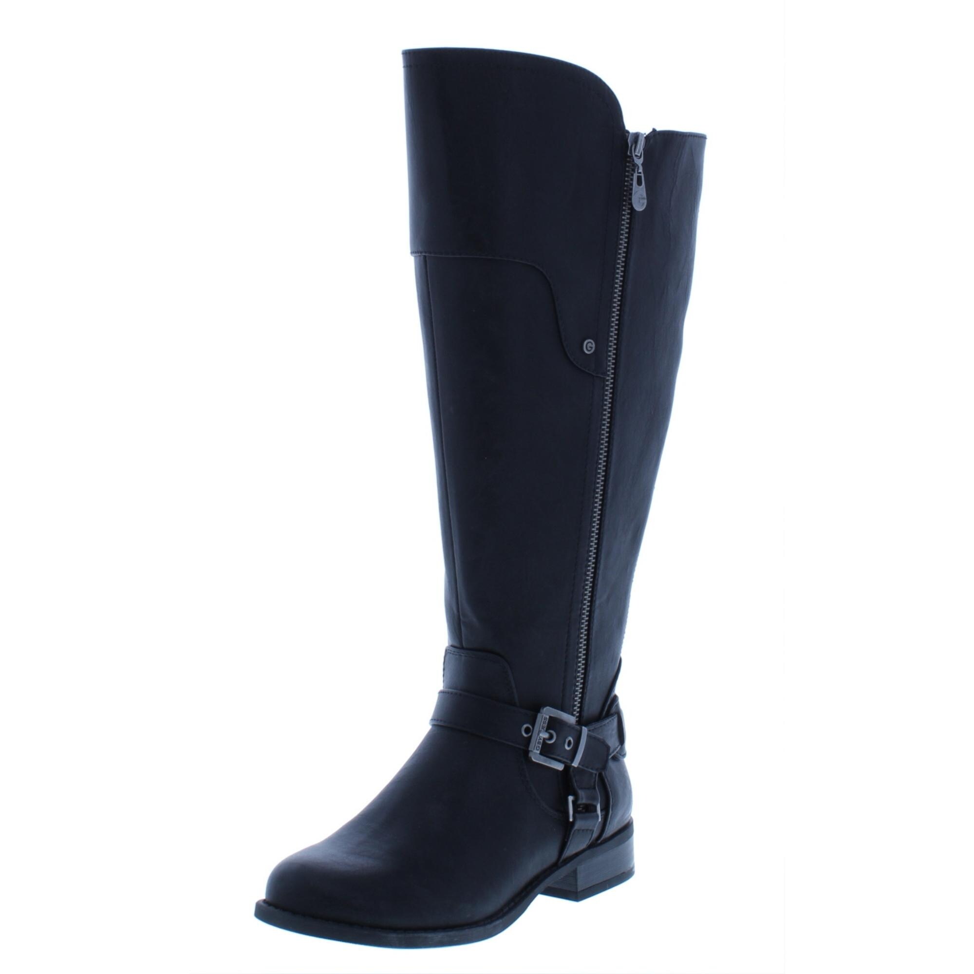 Guess riding boots wide calf clearance