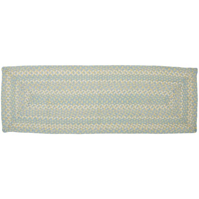 Park Designs Cozy Cottage Braided Blue Rectangle Indoor Rug Runner 2' x 6' - 2'x6'