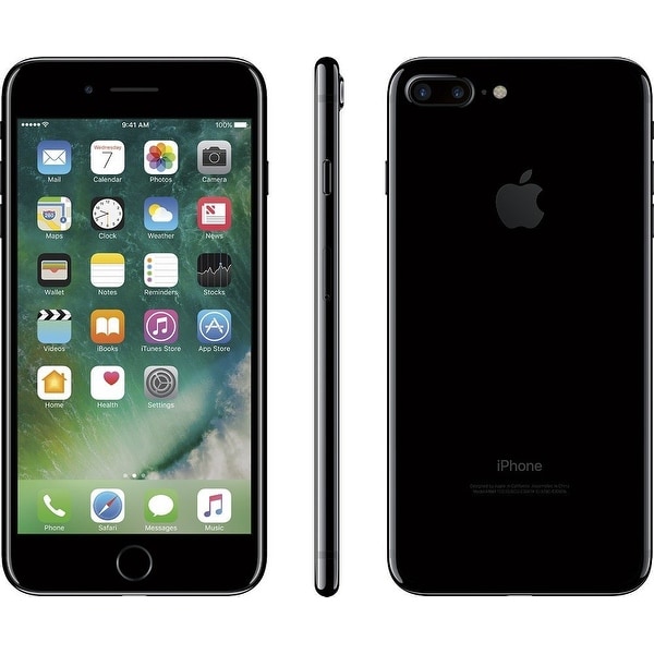Shop Apple iPhone 7 Plus 128gb Jet Black Unlocked Refurbished - Jet Black - Overstock - 20816157