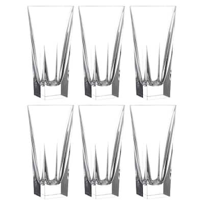Highball Glass Set of 6 Hiball Glasses 12.75 Oz. By Majestic Gifts Inc. Made in Europe