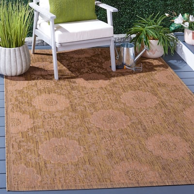 SAFAVIEH Courtyard Elissa Indoor/ Outdoor Waterproof Patio Backyard Rug