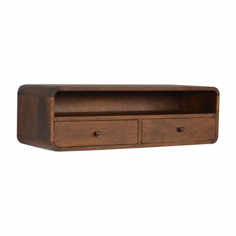 Artisan furniture Floating Chestnut Open Console