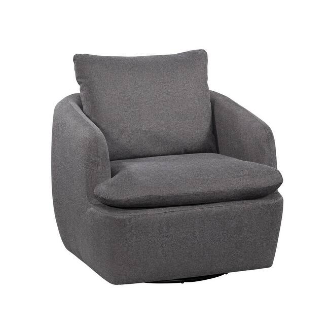 Grafton Home Ruthie 360 Swivel Arm Chair with Loose Pillow Back