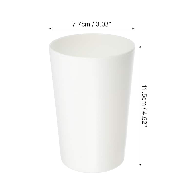 2pcs Bathroom Toothbrush Tumblers PP Cup 4.52"x3.03"
