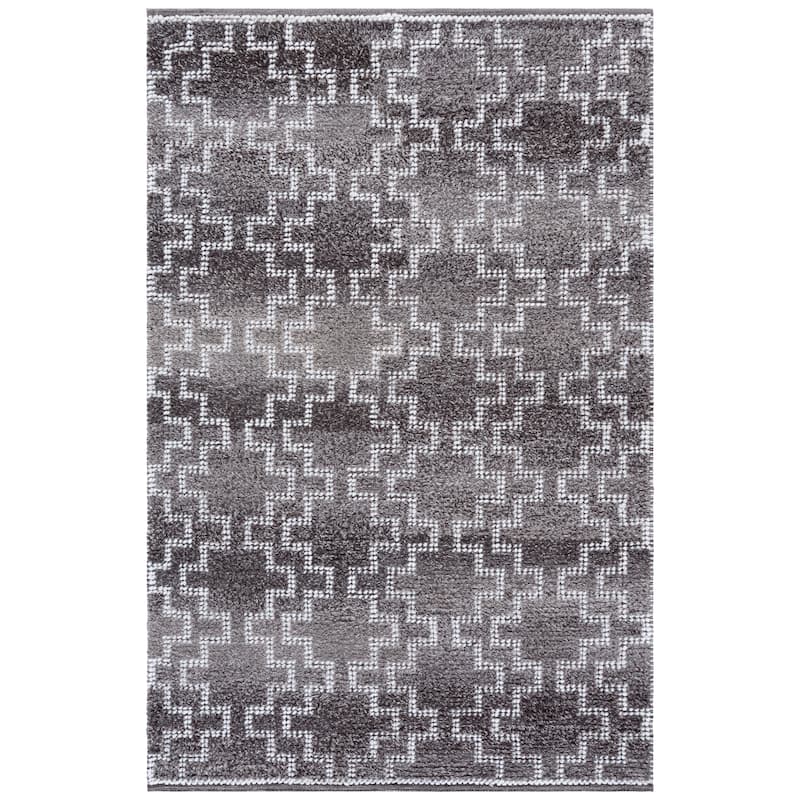 SAFAVIEH Handmade Vermont Greti Southwestern Rug - Brown - 5' x 8'