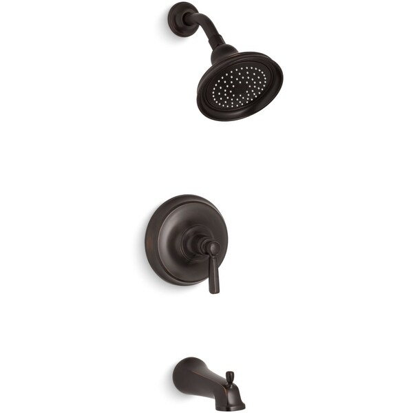 Kohler K-TS10581-4 Bancroft Single Handle RiteTemp Tub and Shower Trim with Rain Shower Head