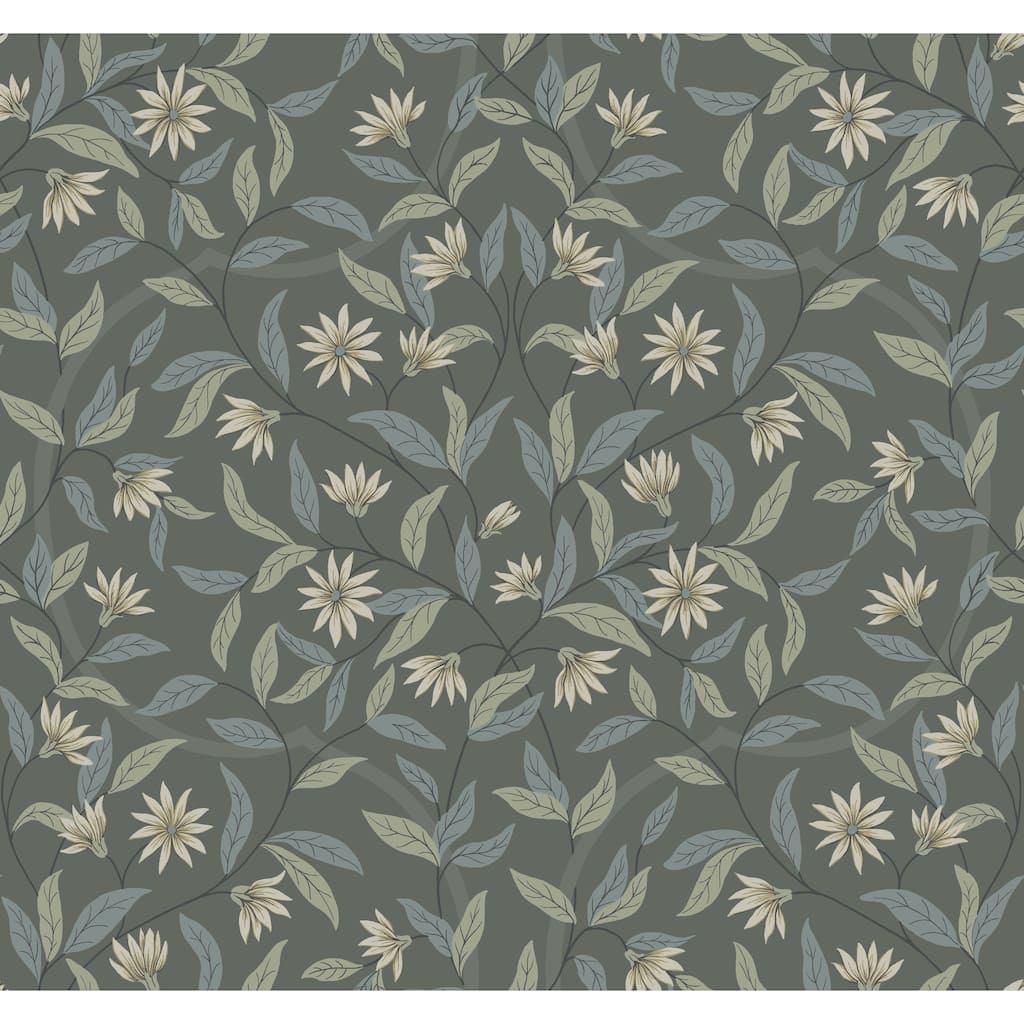 Norwalk Jasmine 27 in. x 27 ft. = 60.75 sq. ft Wallpaper Roll