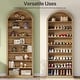 preview thumbnail 20 of 21, 78.7" Tall Modern Arched Bookcase