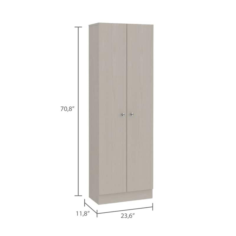 Kitchen Rectangle 2-Door Storage Tall Cabinet - Bed Bath & Beyond ...