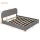 preview thumbnail 17 of 23, Full Size Teddy Upholstered Platform Bed with Hydraulic Storage System