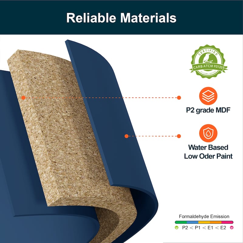 Modern Night Stand with 3 Drawers