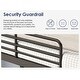preview thumbnail 14 of 12, Black Metal Bunk Bed,Twin Over Twin Size Kids Bed for Bedroom