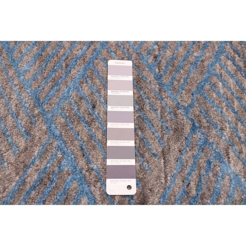 ECARPETGALLERY Hand Loomed Elysian Grey Rug - 5'1 x 7'6