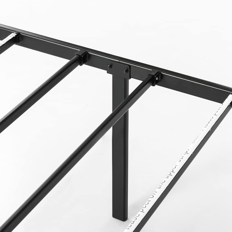 Metal 14-inch Platform Bed Frame By Crown Comfort
