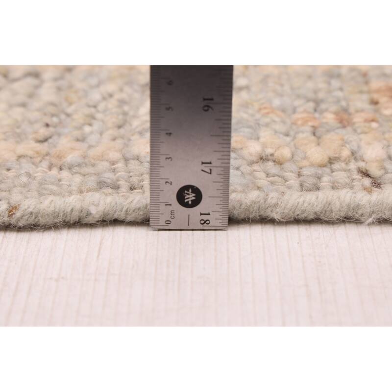 ECARPETGALLERY Hand-knotted Looma Light Denim Blue Wool Rug - 8'3 x 9'10