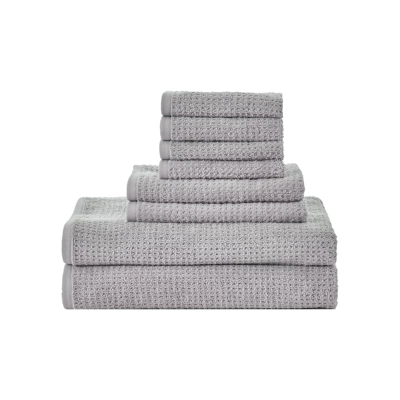 Nautica Oasis Solid Cotton 8 Piece Towel Set - 8 Piece