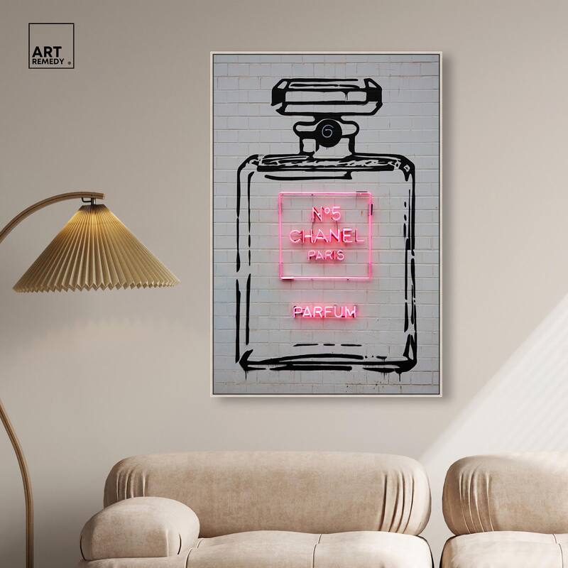 Parisian Perfume Canvas by Art Remedy