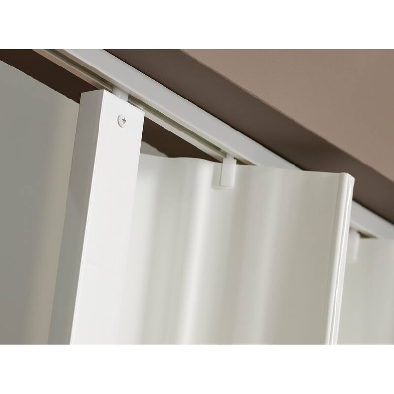 Spectrum Dunes White PVC 36-inch Folding Door