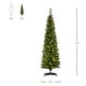 preview thumbnail 3 of 7, HOMCOM 6' Slim Christmas Tree with Lights, Prelit Christmas Tree with Stand
